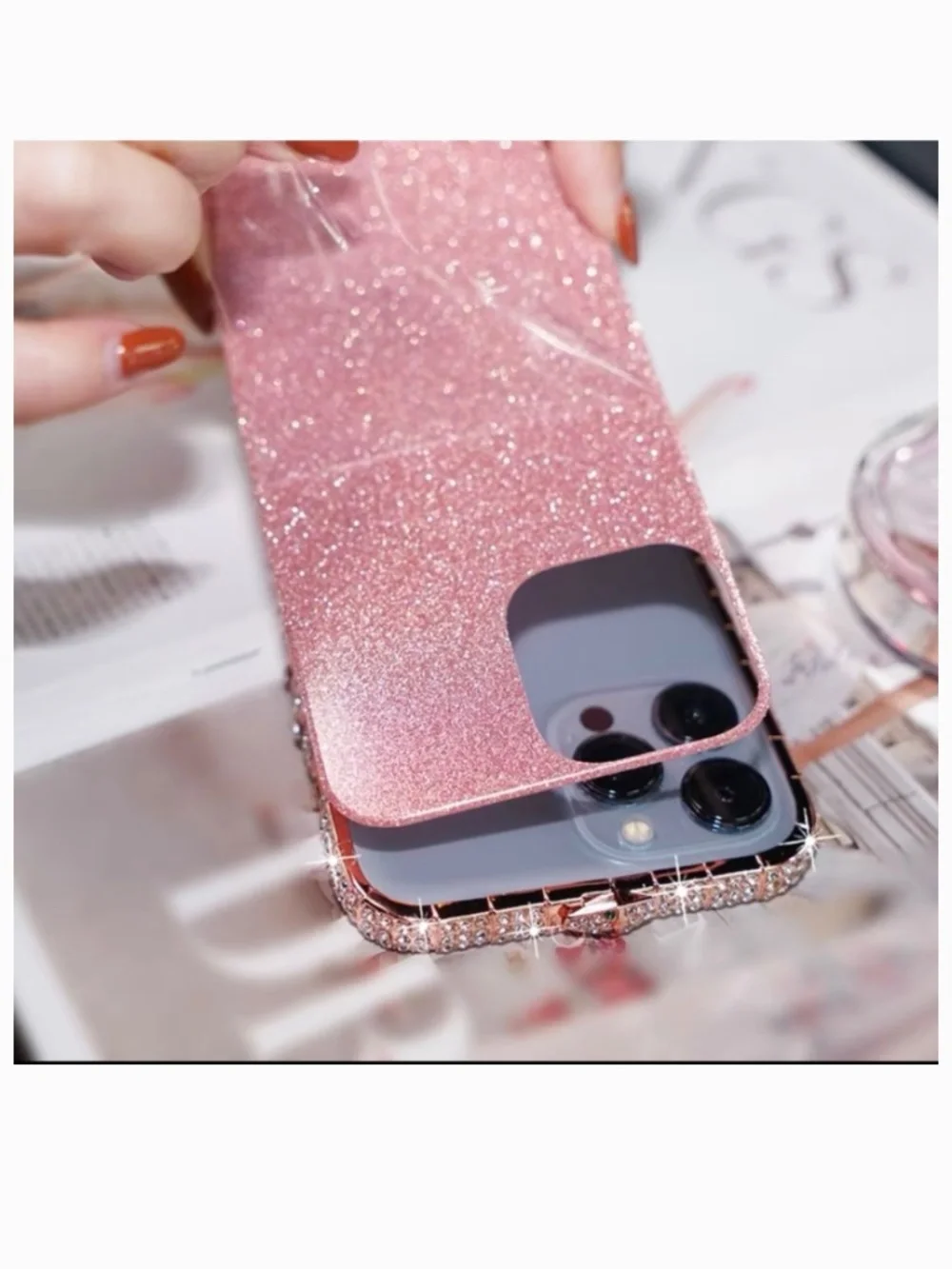 N/A rhinestones iphone
